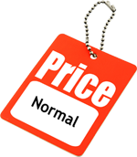 Normal prices for SMS sendout